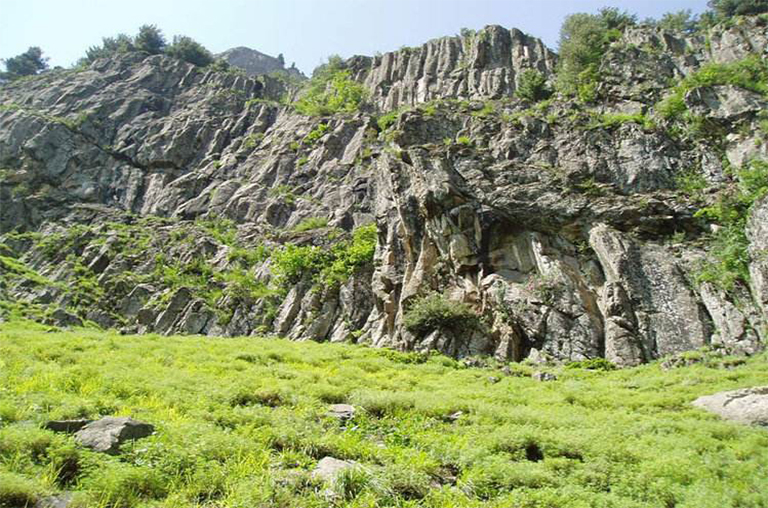 玄武岩露头