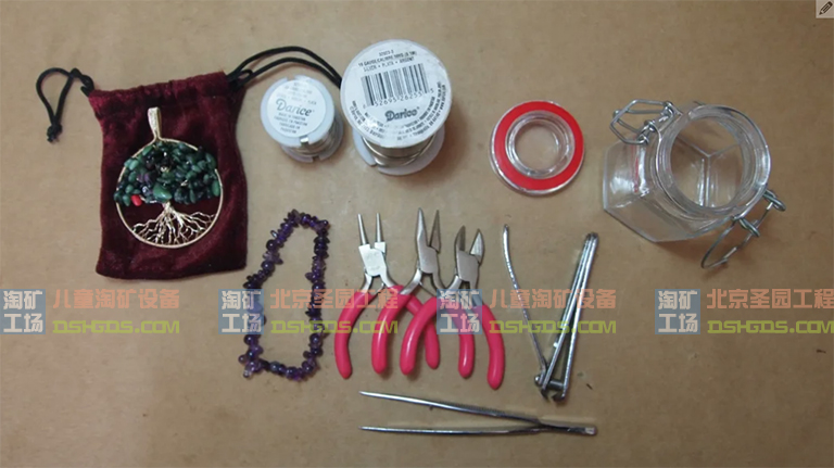 儿童淘宝石淘矿小镇DIY
