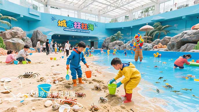 jimeng-2025-06-18-3020-城市赶海_是一个在室内模拟海滩环境的赶海体验场所。它允许游客在城市中体验赶海乐趣....jpeg