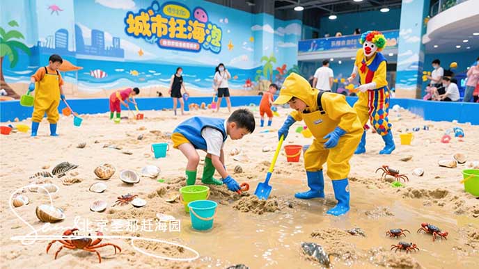 jimeng-2025-06-18-4697-城市赶海_是一个在室内模拟海滩环境的赶海体验场所。它允许游客在城市中体验赶海乐趣....jpeg